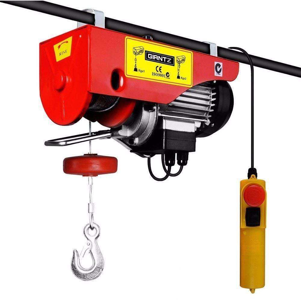 天頂   MIN I HOIST 240V Electric Hoist 1000kg 18m Lift - Giantz | Winchworld Australia