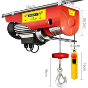 Giantz Electric winch Giantz Electric hoist Winch 18M 1000KG EH-18M-1000A
