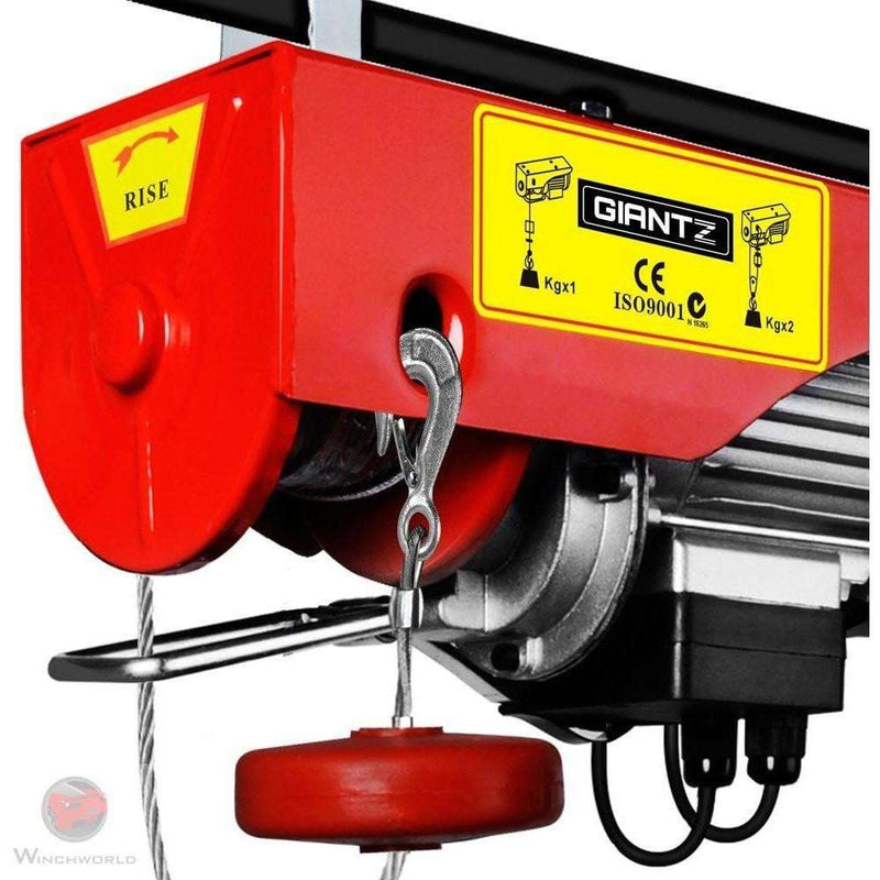 Giantz Electric winch Giantz Electric Hoist Winch 400/800KG 1300W EH-PA800A 15metres