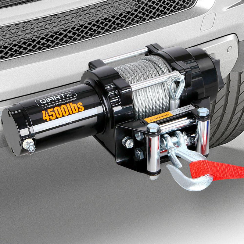Giantz Winches 4500LBS Electric Winch ATV | 12v