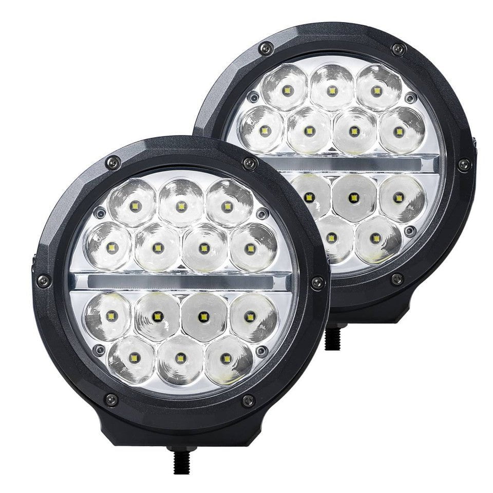 Go Rhino Bright Series LED Lights - Two Round 6