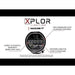Go Rhino lighting Go Rhino Xplor Blackout Series Maxline Hi/Low LED Round Light | 7"
