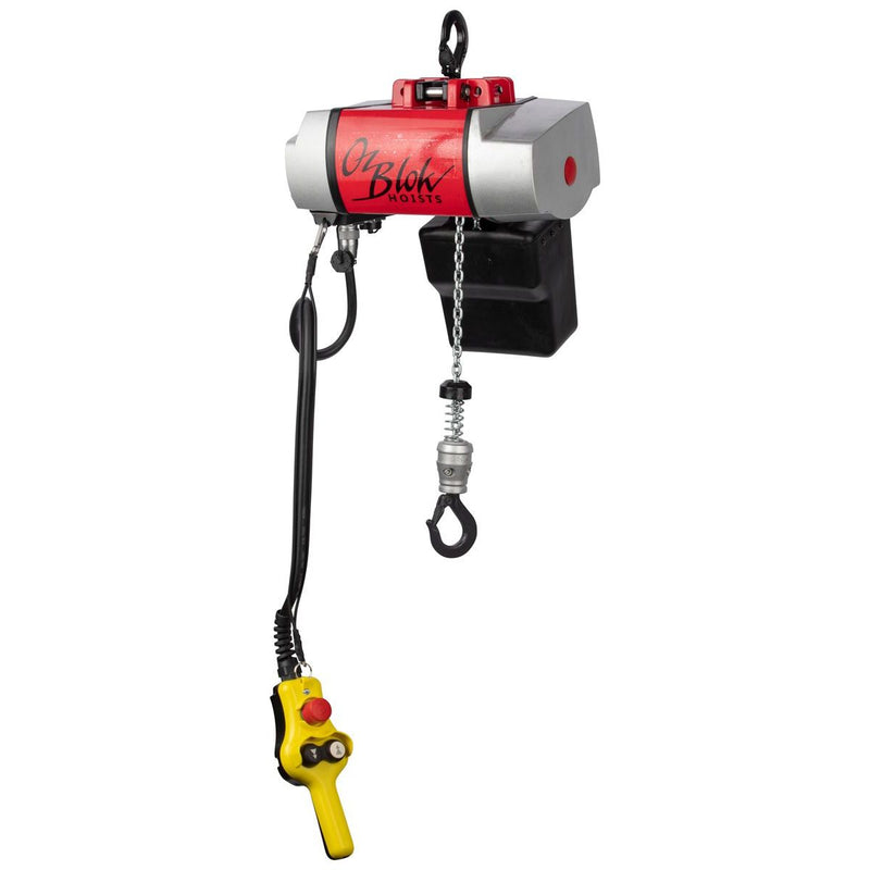 OzBlok Electric Hoists OzBlok 415V AC Electric Chain Hoist – 1000KG, 6M HOL, 2-Speed