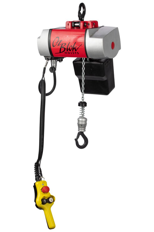 OzBlok Electric Hoists OzBlok 415V AC Electric Chain Hoist – 1000KG, 6M HOL, 2-Speed