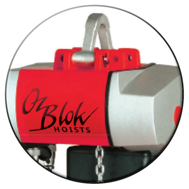 OzBlok Electric Hoists OzBlok 415V AC Electric Chain Hoist – 1000KG, 6M HOL, 2-Speed