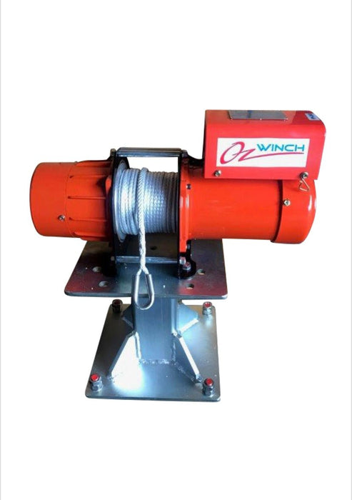 Ozwinch Pedestal OzWinch JV and JC Series Zinc-Plated Pedestal