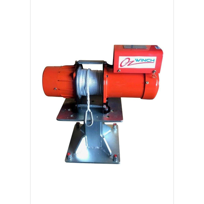 Ozwinch Pedestal OzWinch JV and JC Series Zinc-Plated Pedestal