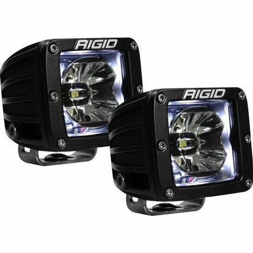 Rigid Industries lighting Rigid Industries 3 Inch Radiance Series Broad Spot LED POD Lights w/White Backlight