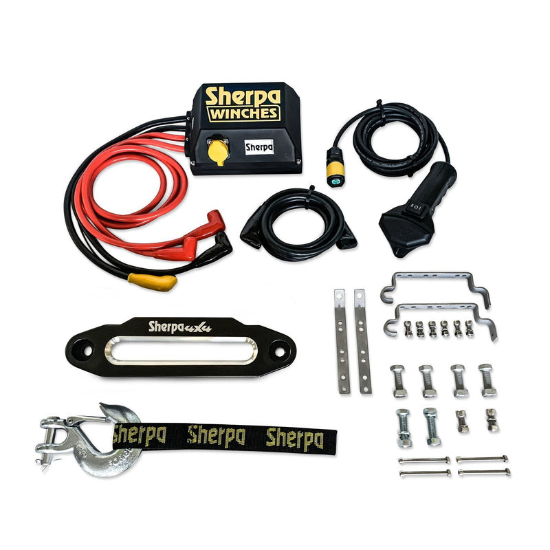 Sherpa 4X4 Winch Sherpa 4X4 'The Brumby' - 10000Lbs High Speed Winch