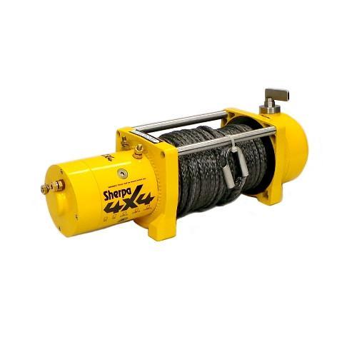 Sherpa 4X4 Winches Synthetic Rope / 12v Sherpa 4x4 'the mustang' 9500lb offroad winch