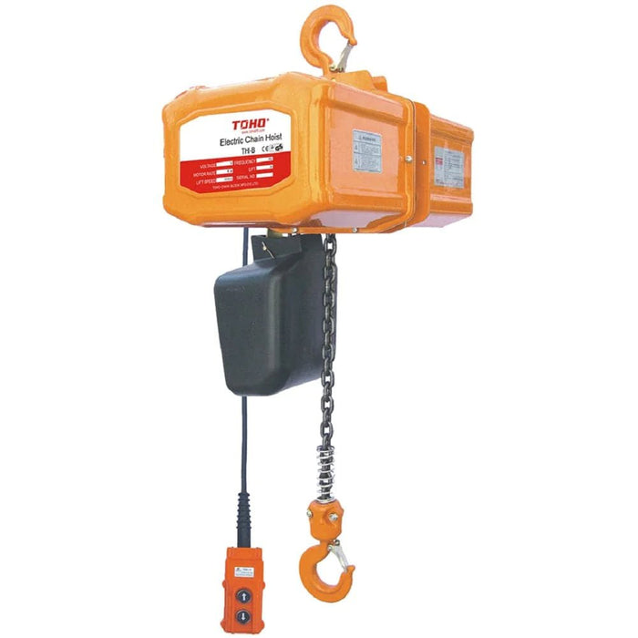 Toho Electric Hoists Toho TECH0106 1T 6m 240V Single Phase Electric Chain Hoist