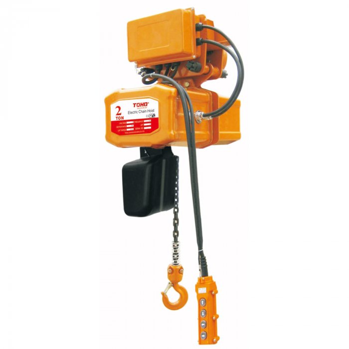 Toho TOHO - TECH0206-ET - Electric Chain Hoist + Electric Trolley -  2 Tonne x 6 Metre Lift
