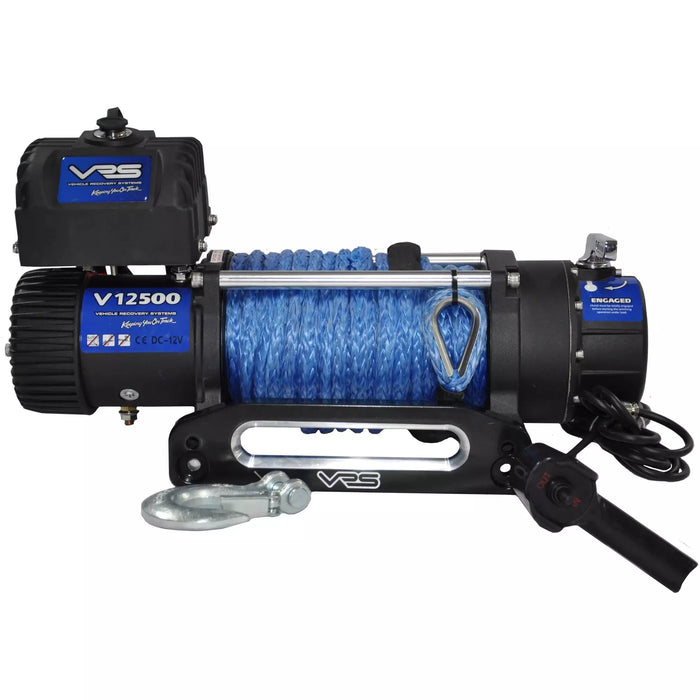 VRS Electric winch VRS V12500 winch with synthetic rope V12500S