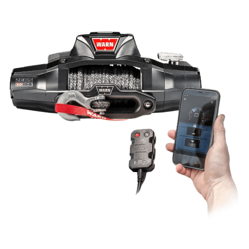 Warn Electric winch WARN ZEON XD 10-S 10,000lbs 12V Electric Winch | 100’ of 3/8” Spydura Synthetic Rope | 110010