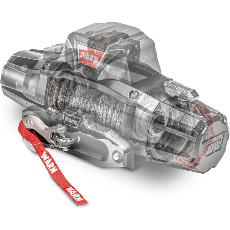 Warn Electric winch WARN ZEON XD 10-S 10,000lbs 12V Electric Winch | 100’ of 3/8” Spydura Synthetic Rope | 110010