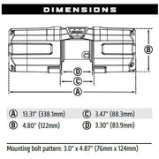Warn Winch Warn AXON 35 ATV WINCH 15m Wire Rope
