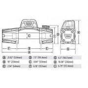 Warn Winch Warn EVO 10 12V- Wire Rope w/ 2in1 Wireless Remote