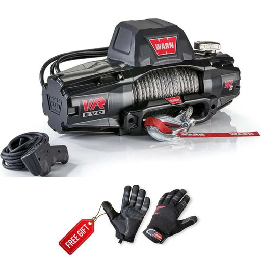 Warn Winch Warn EVO 12-S 12V Recovery Winch 27m Synthetic Rope w/ 2in1 Wireless Remote