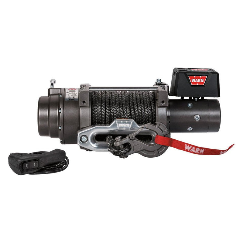 Warn Winch Warn M12-S 12V Electric Winch with 100 ft Spydura Synthetic Rope