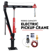 Winchworld Electric Hoists 900kg Swivel Hydraulic Crane Hoist 12V Electric Jack / Ute crane