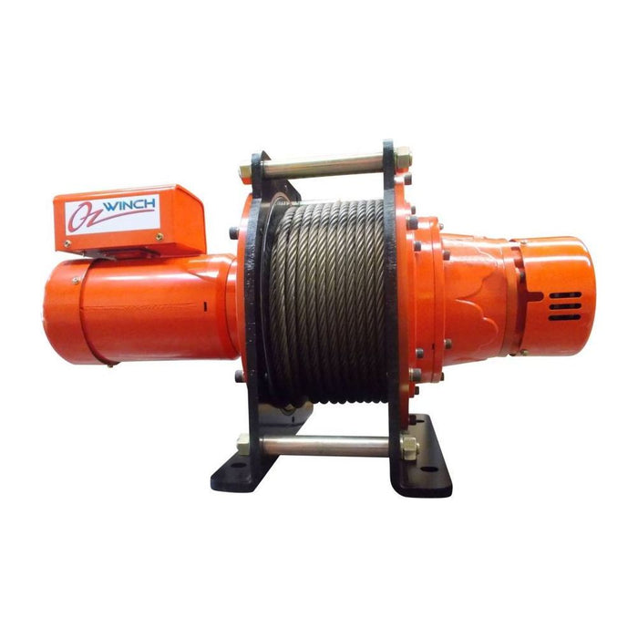 Winchworld Electric winch OzWinch 240V AC Electric Planetary Winch 1200KG