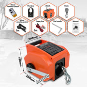 X Bull trailer winch X-BULL 5000LB 12V Electric Boat Trailer Winch with Wireless Remote & Steel Cable – Portable Marine Winch