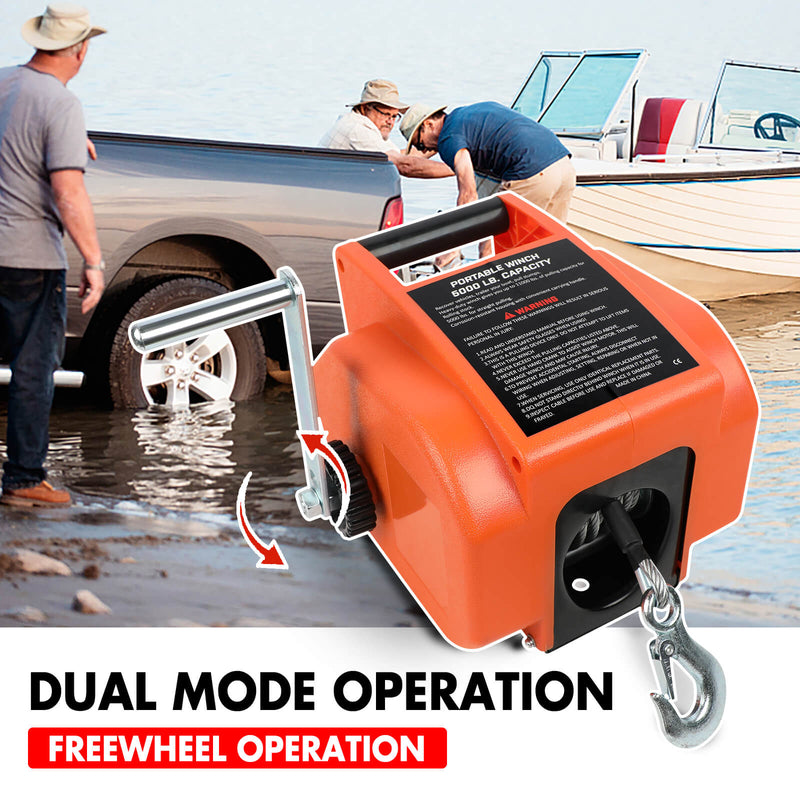 X Bull trailer winch X-BULL 5000LB 12V Electric Boat Trailer Winch with Wireless Remote & Steel Cable – Portable Marine Winch