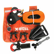 X Bull Vehicle Parts & Accessories X-BULL 11PC 4WD Winch Recovery Kit – Off Road Recovery Pack with Snatch Strap