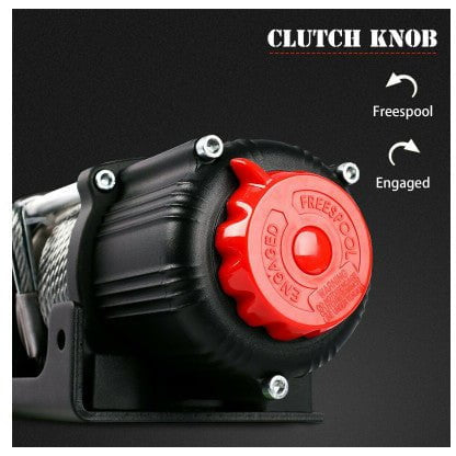 X Bull Vehicle Parts & Accessories X-BULL Electric Winch 12V 5000LBS Wireless 15.2M Steel Cable ATV UTV 4WD Boat