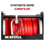 X Bull Vehicle Parts & Accessories X-BULL Electric Winch 12V Wireless 3000lbs/1360kg Synthetic Rope BOAT ATV 4WD