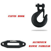 X Bull Vehicle Parts & Accessories X-BULL Electric Winch 12V Wireless 3000lbs/1360kg Synthetic Rope BOAT ATV 4WD