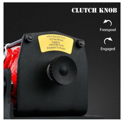 X Bull Vehicle Parts & Accessories X-BULL Electric Winch 12V Wireless 3000lbs/1360kg Synthetic Rope BOAT ATV 4WD