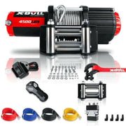 X Bull Vehicle Parts & Accessories X-BULL Electric Winch 4500LBS/2041KG Steel Cable Wireless Remote Boat ATV 4WD