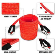 X Bull Vehicle Parts & Accessories X-BULL Kinetic Rope 25mm x 9m Snatch Strap Recovery Kit Dyneema Tow Winch