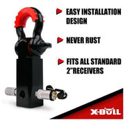 X Bull Vehicle Parts & Accessories X-BULL Winch Recovery Kit Recovery tracks /Snatch Strap Off Road 4WD orange