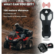 X Bull Vehicles & Parts X-BULL Electric Winch 12v Synthetic Rope 4500LBS Wireless Remote ATV UTV 2041KG