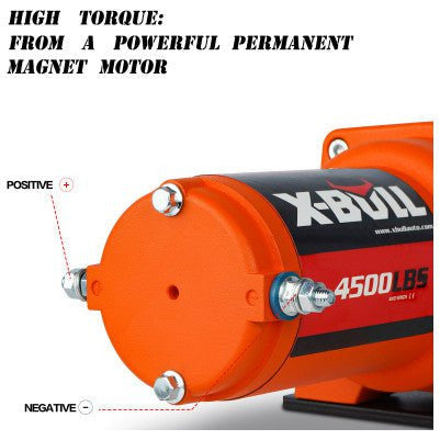 X Bull Vehicles & Parts X-BULL Electric Winch 12v Synthetic Rope 4500LBS Wireless Remote ATV UTV 2041KG
