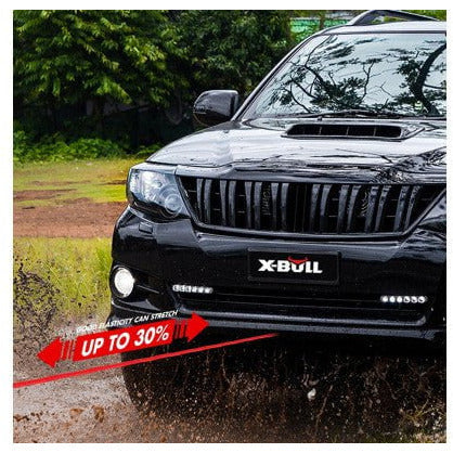 X Bull Vehicles & Parts X-BULL Kinetic Rope 22mm x 9m Snatch Strap Recovery Kit Dyneema Tow Winch