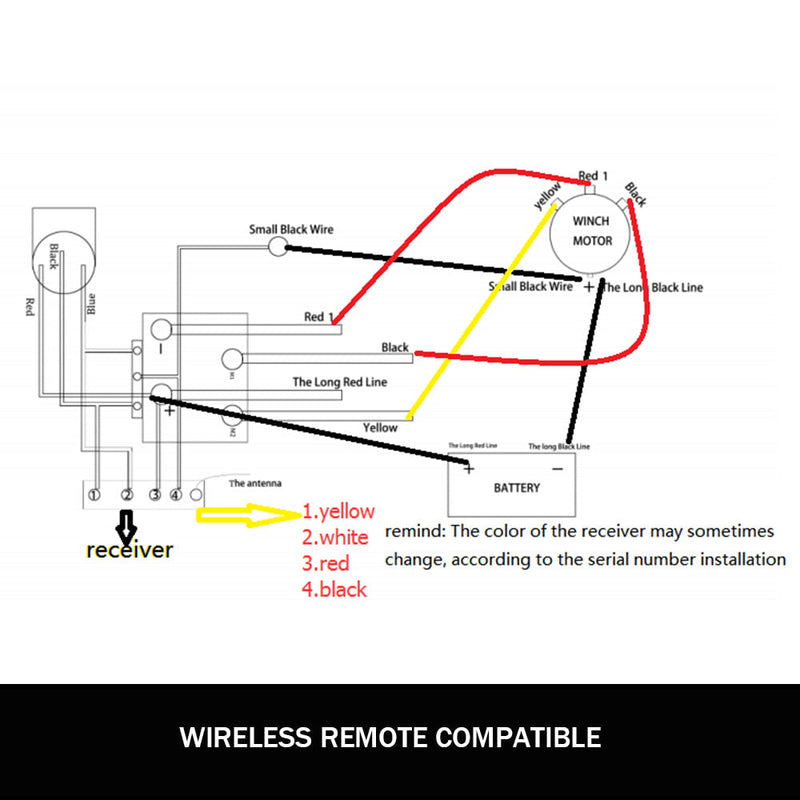 X Bull X-BULL 500A Winch Solenoid Relay Controller 12V with Wireless Remote Kit – Universal Replacement